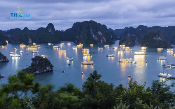 Du thuyền ngắm Vịnh Hạ Long về đêm